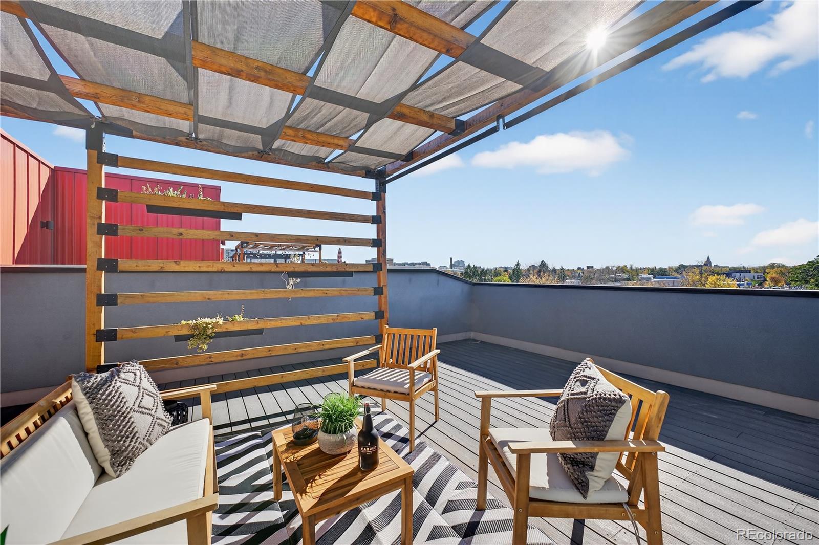 925 Inca Street, Unit 7 Denver, CO 80204 - Photo 34 of 42 a view of a chairs and table in the balcony