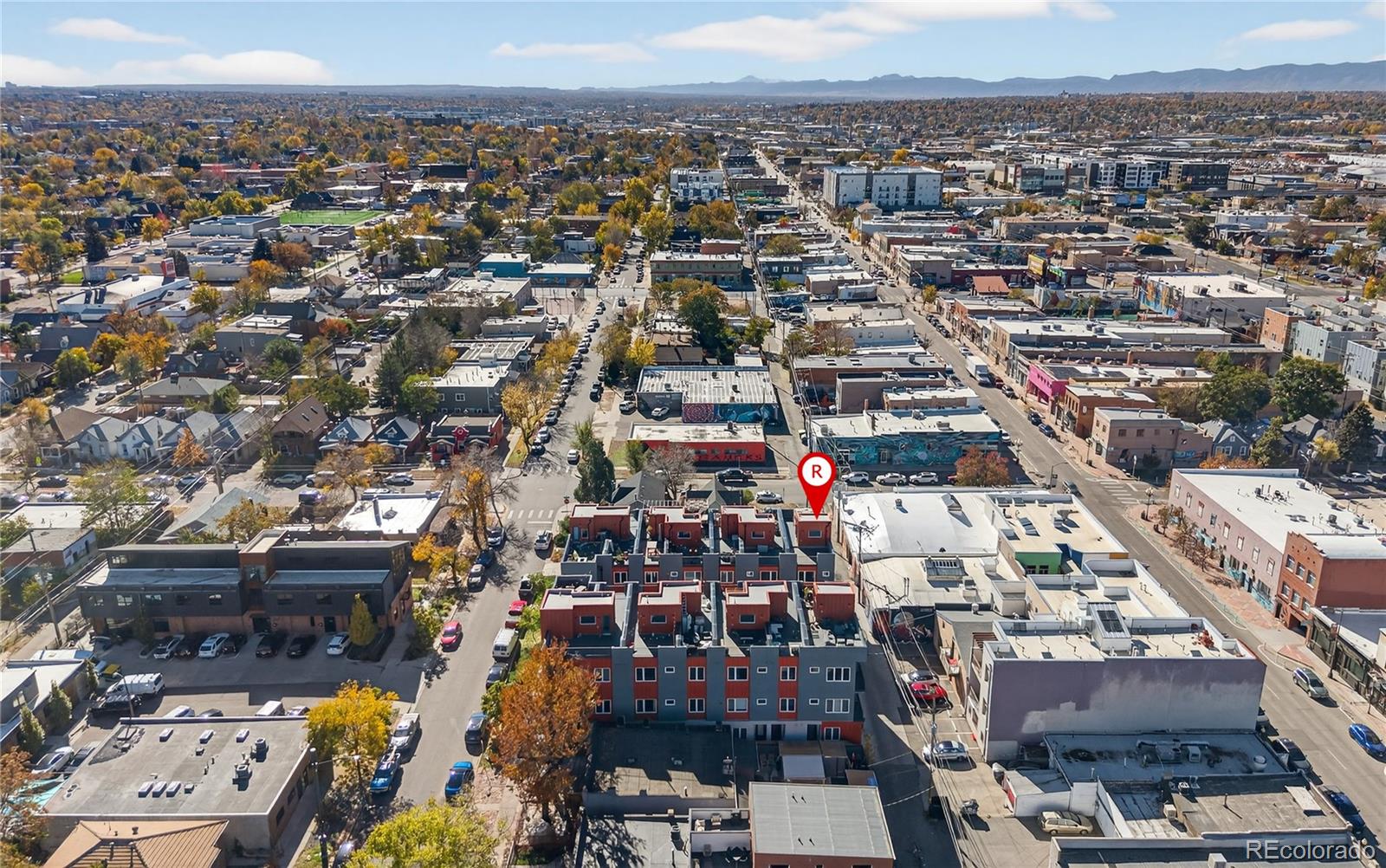 925 Inca Street, Unit 7 Denver, CO 80204 - Photo 41 of 42 an aerial view of a city