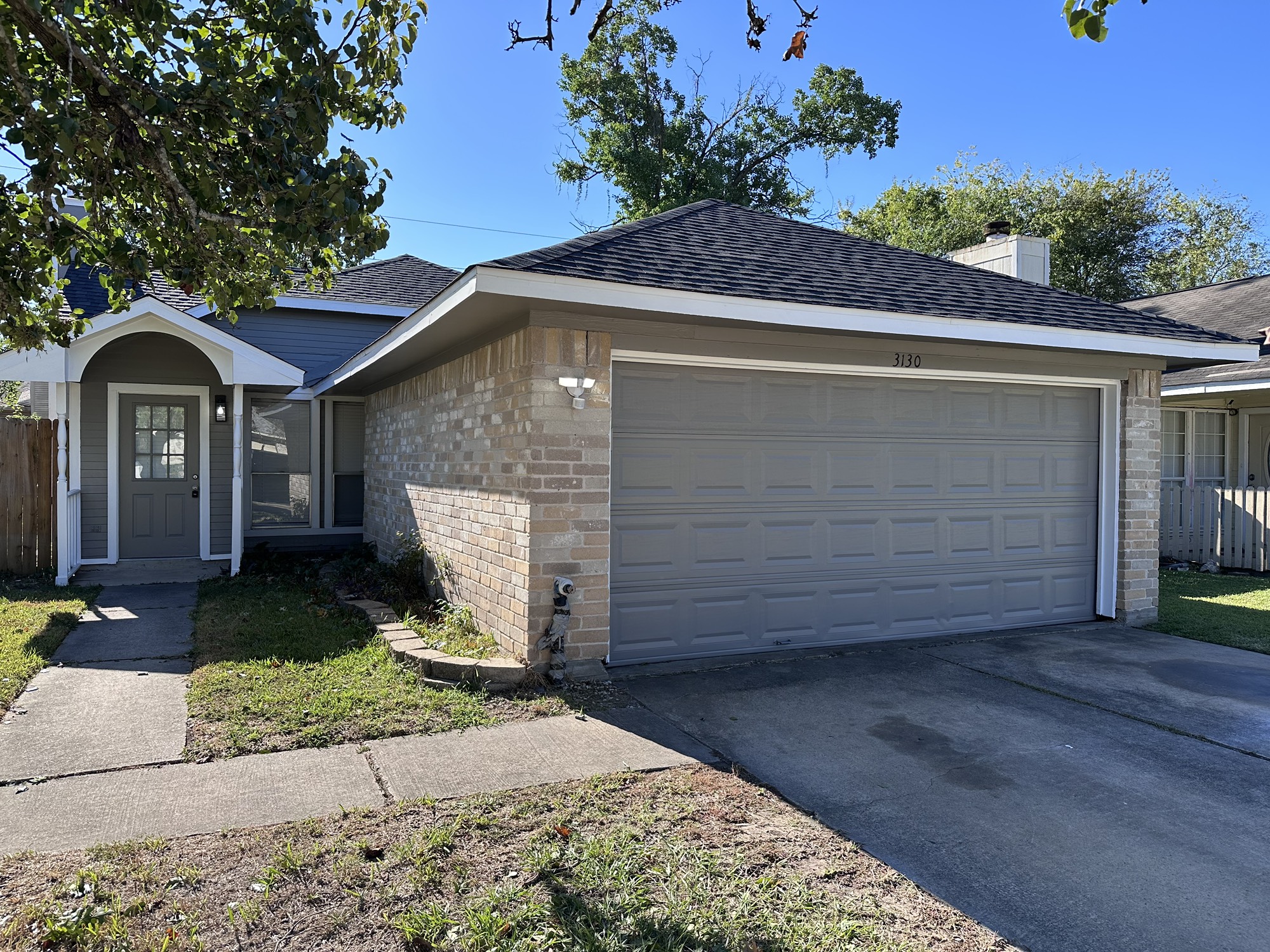 3130 Cottonshire Drive Spring, TX 77373 - Photo 2 of 32 a front view of a house with garden