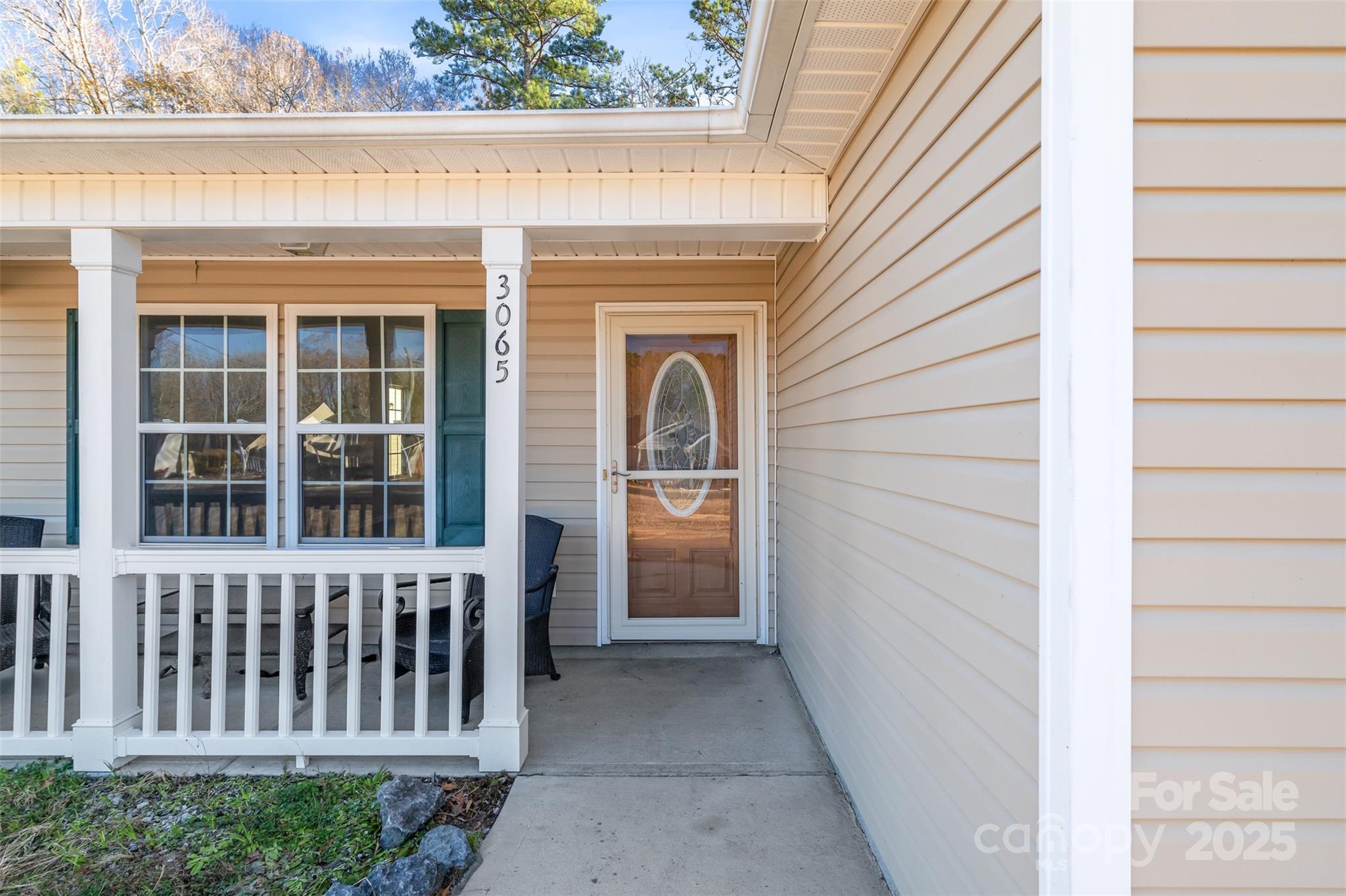 3065 Georgetown Road Lancaster, SC 29720 - Photo 5 of 26 a front view of a house with entryway and stairs