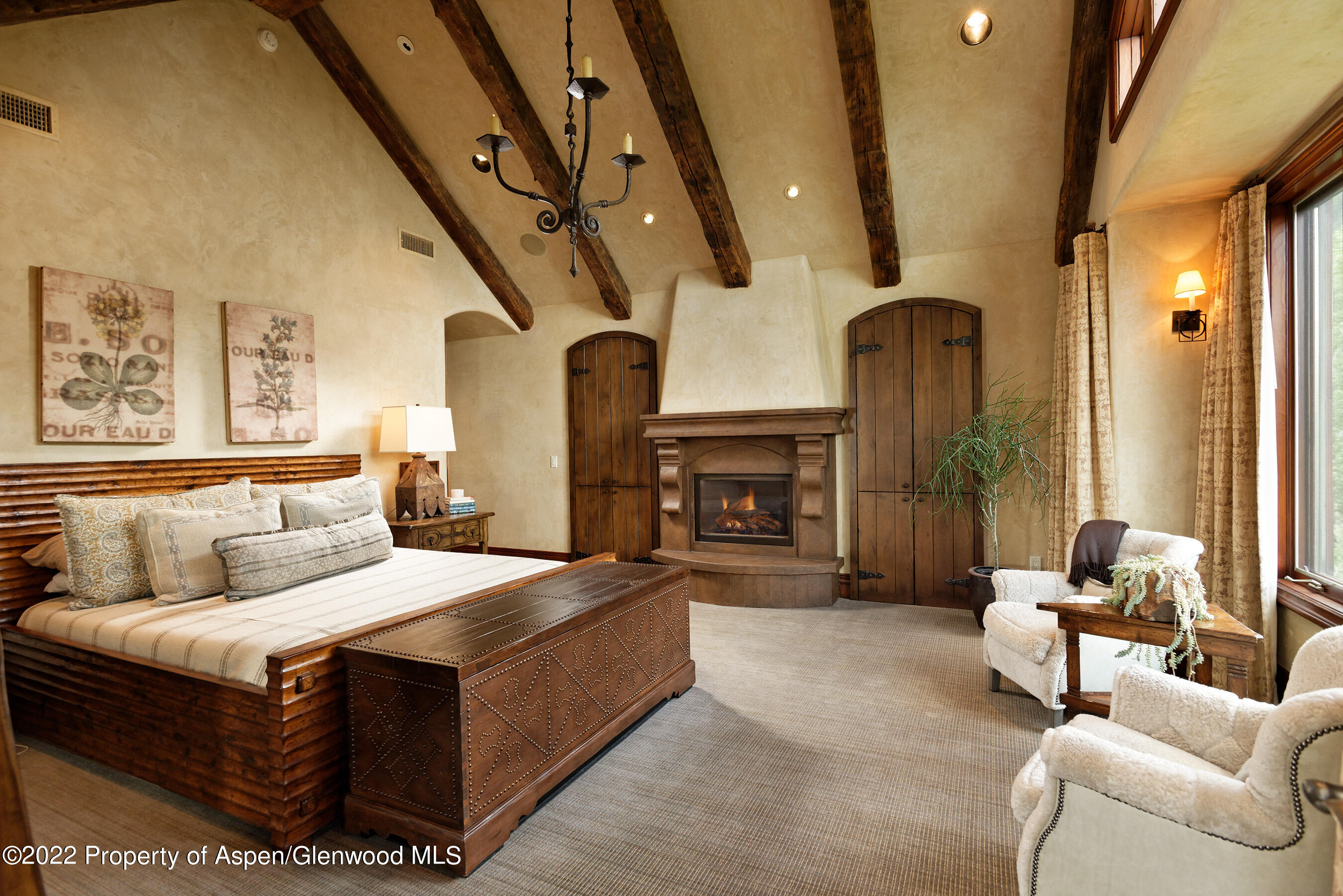 1225 Riverside Drive Aspen, CO 81611 - Photo 13 of 21 a living room with furniture and a fireplace
