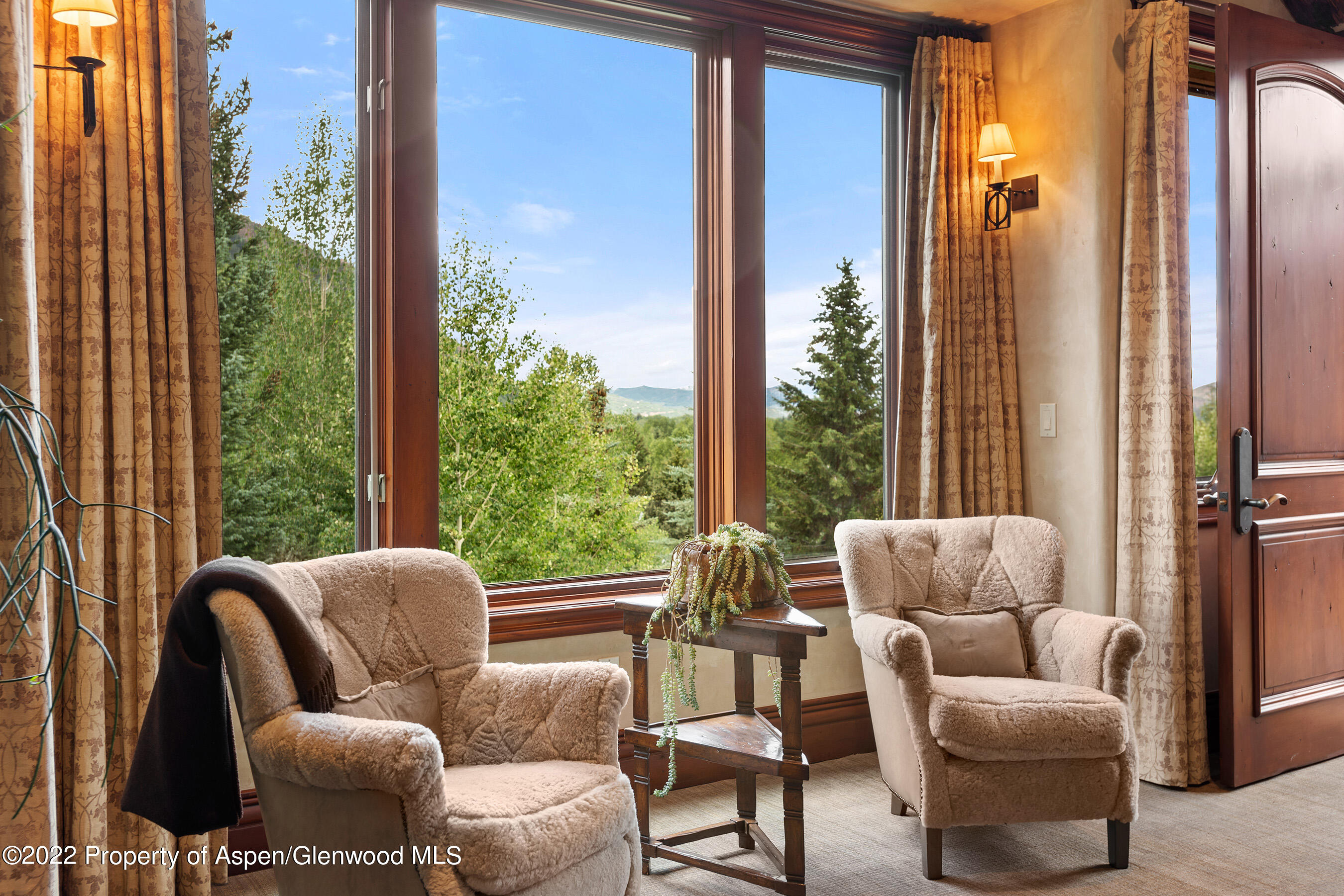 1225 Riverside Drive Aspen, CO 81611 - Photo 14 of 21 a living room with furniture and a large window