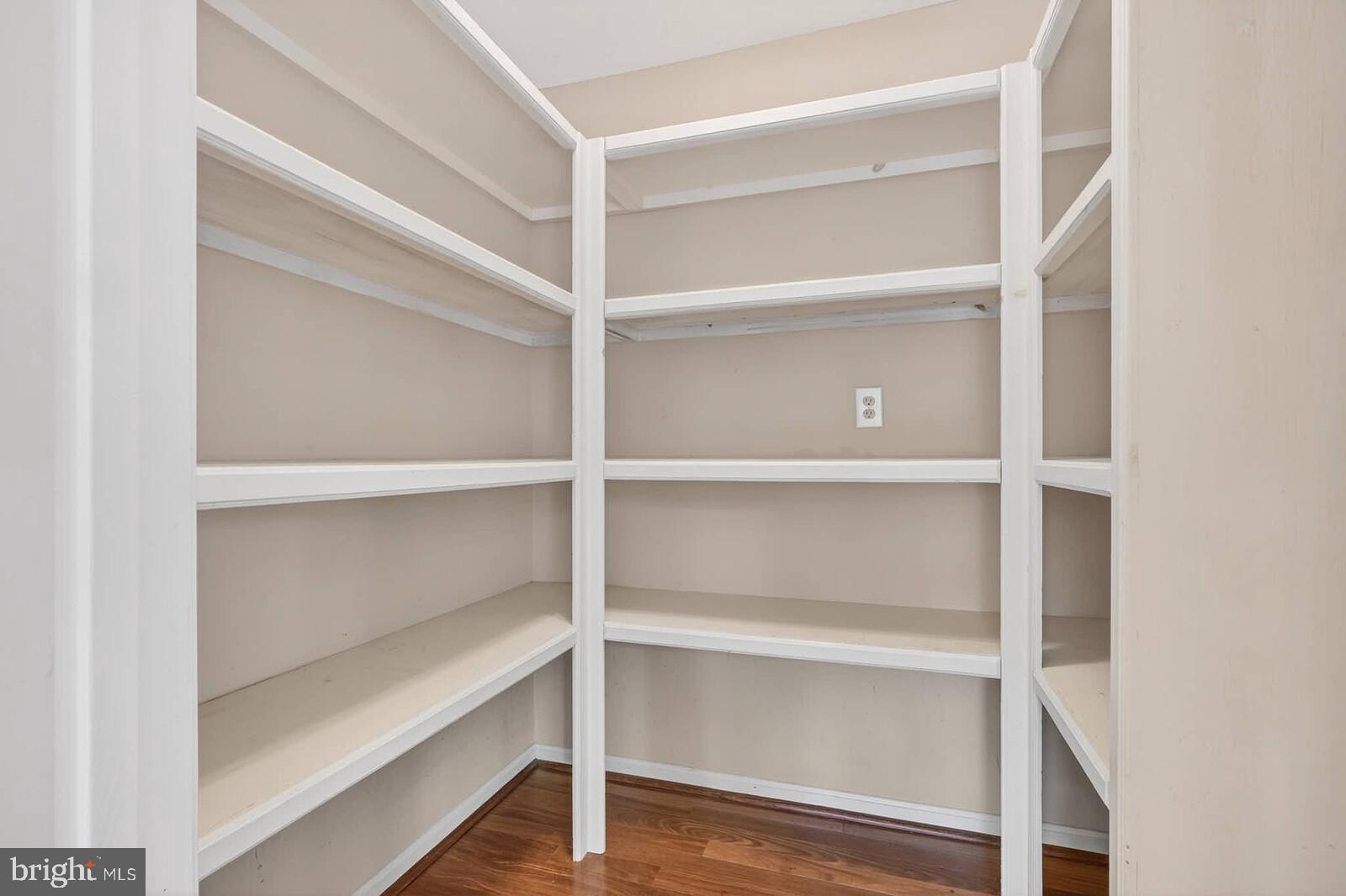2108 Merrifields Drive Silver Spring, MD 20906 - Photo 18 of 69 a view of walk in closet with empty racks