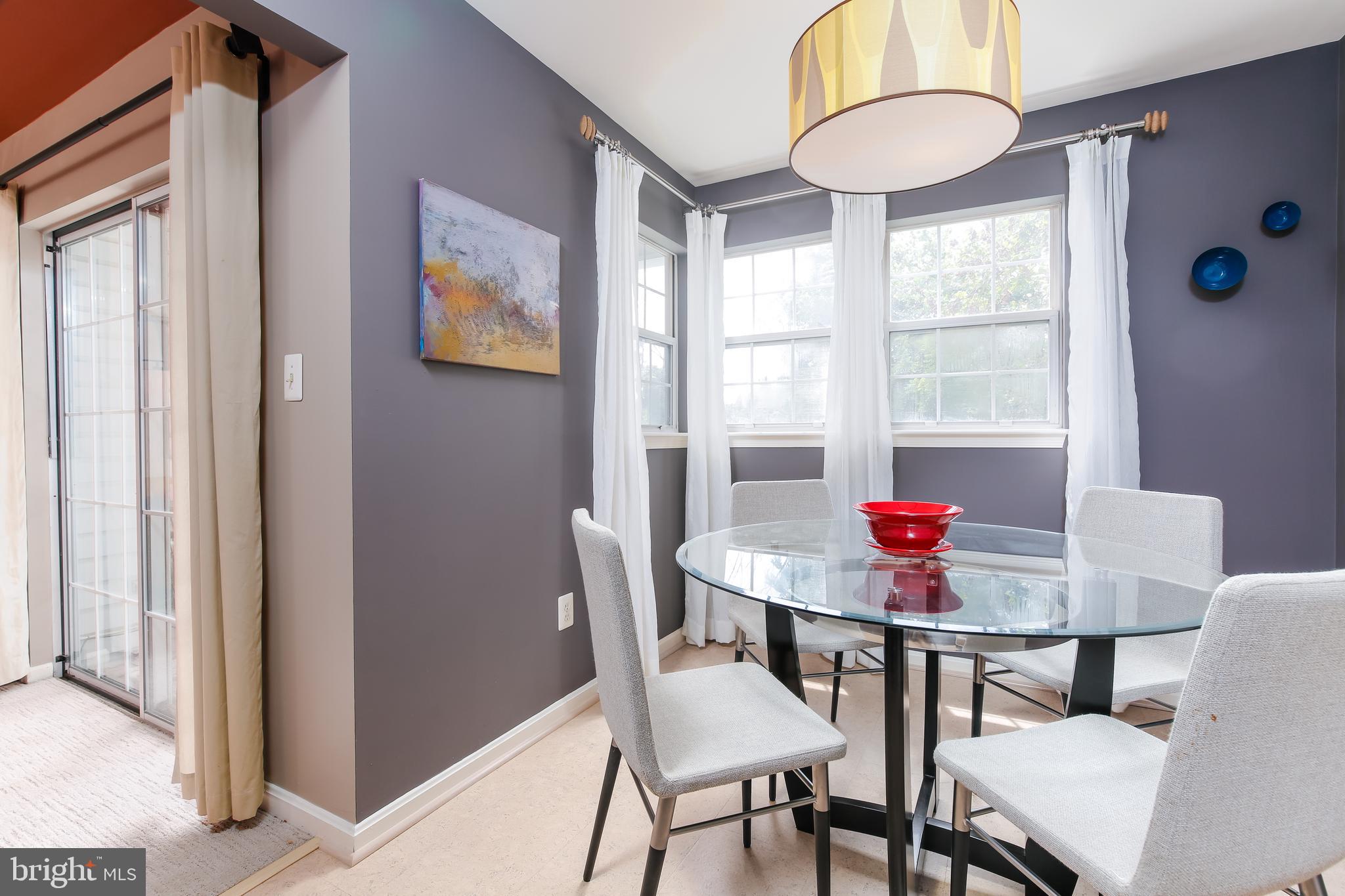 8585 Falls Run Road, Unit J Ellicott City, MD 21043 - Photo 7 of 17 Breakfast area off of kitchen and living room