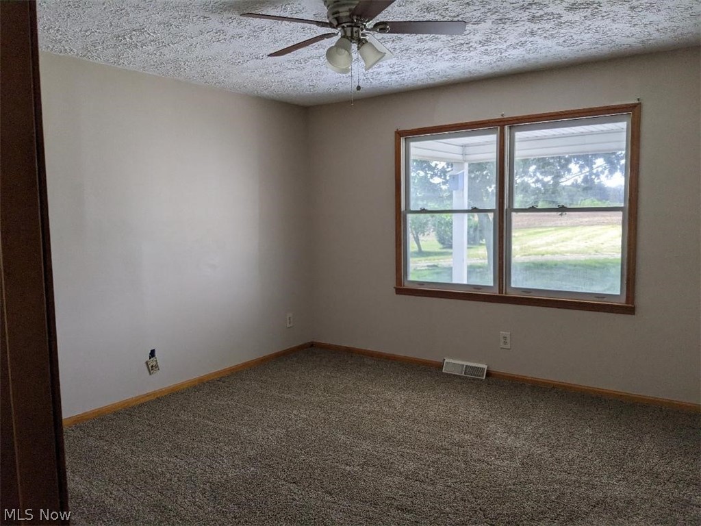 13096 Smith Road Wellington, OH 44090 - Photo 14 of 24 Neutral-toned walls complement the textured ceiling
