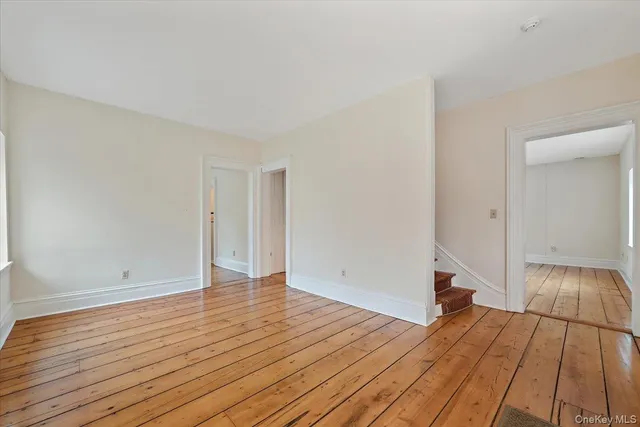 wooden floor in an empty room