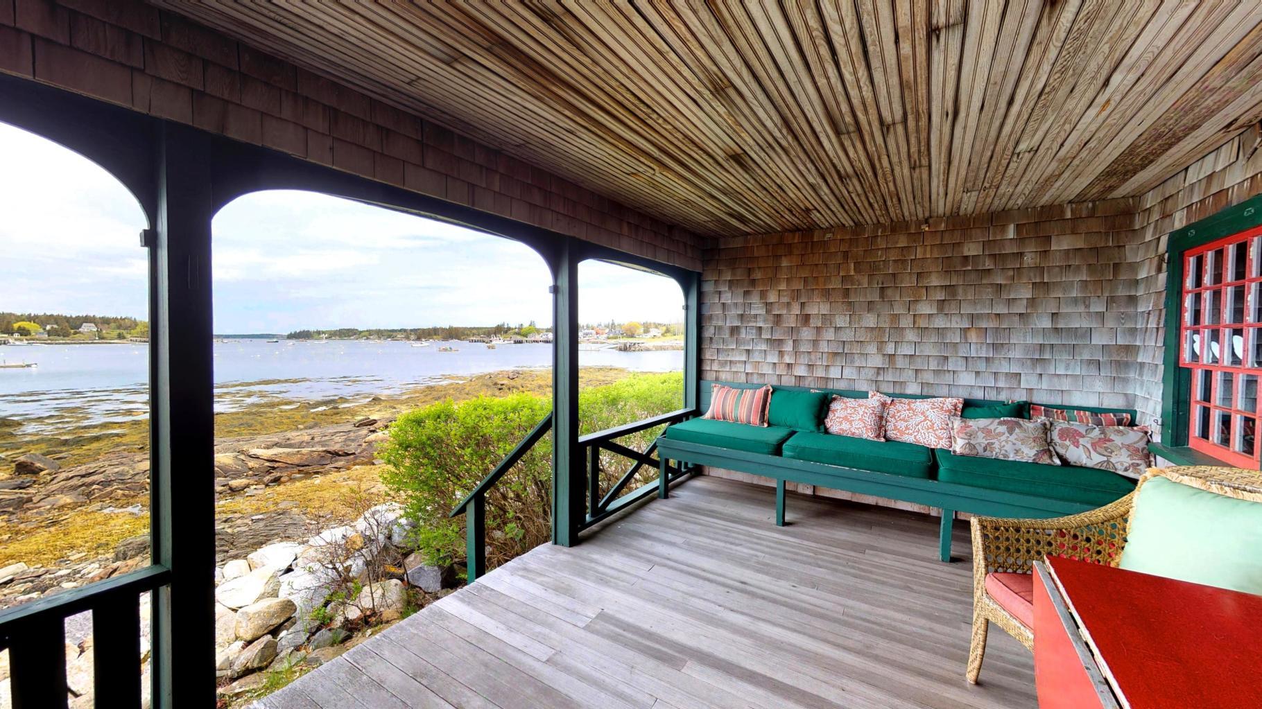 17 Cottage Road Tenants Harbor, ME 04860 - Photo 3 of 33 Porch bench