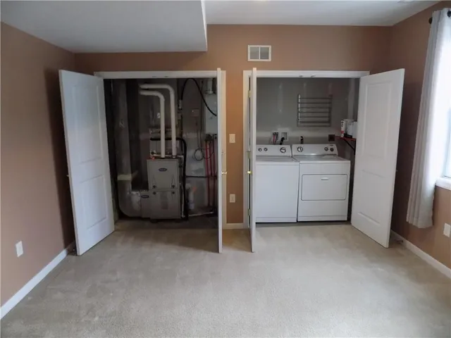 a view of a storage & utility room