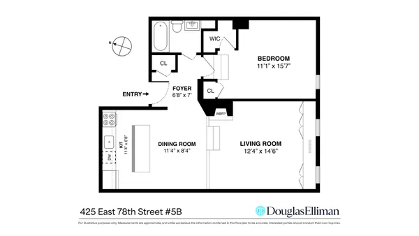 $4,250 | 425 East 78th Street, Unit 5B | Upper East Side