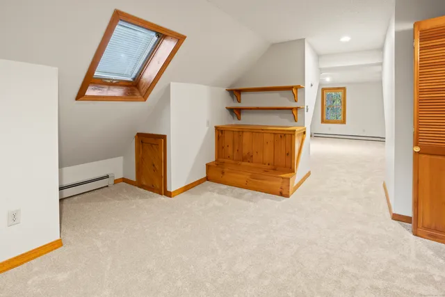 an entryway with a door