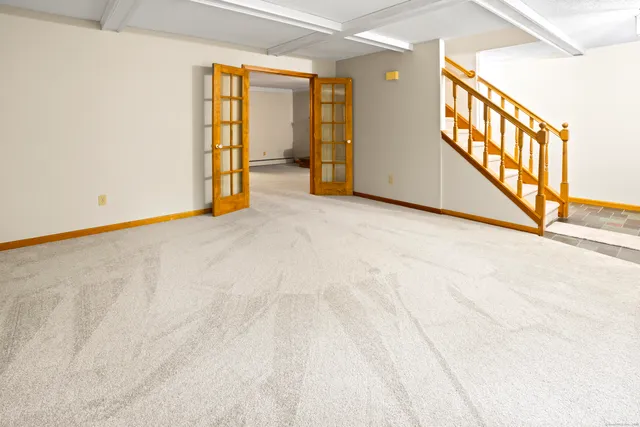 a view of an entryway with staircase