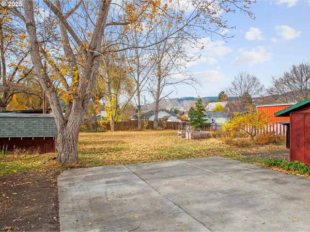 a view of outdoor space and yard
