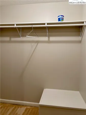 a view of a balcony with an outdoor space