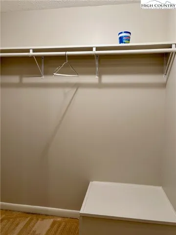 a view of a balcony with an outdoor space