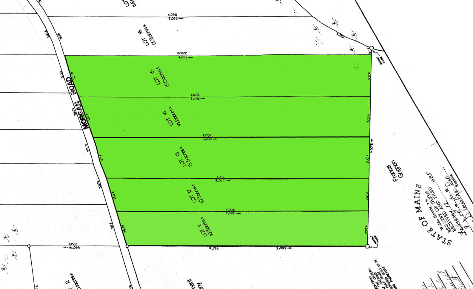 11-15 Morgan Road Burnham, ME 04922 - Photo 4 of 12 Survey col_edited-4