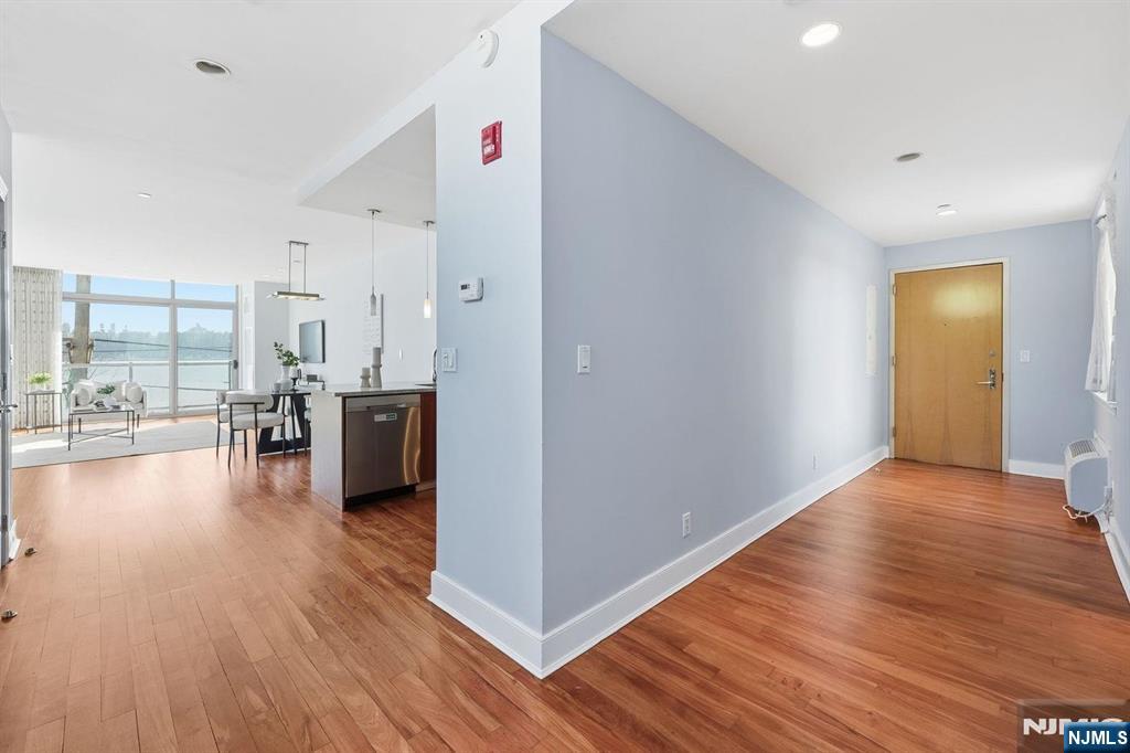 8125 River Road, Unit 4E North Bergen, NJ 07047 - Photo 11 of 35 a view of a living room and hardwood floor