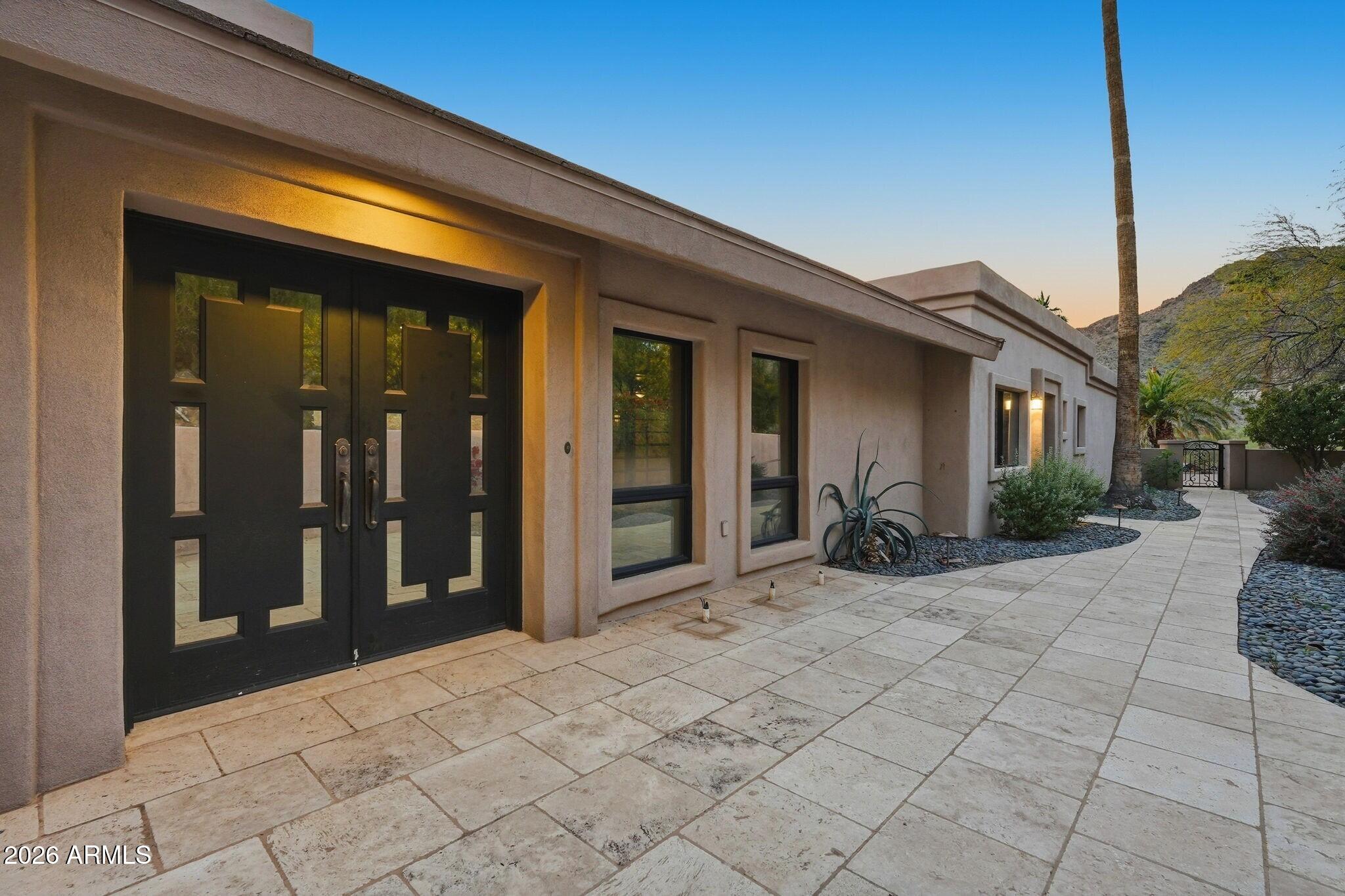 4021 East Lamar Road Paradise Valley, AZ 85253 - Photo 41 of 48 a view of a entryway door front of house