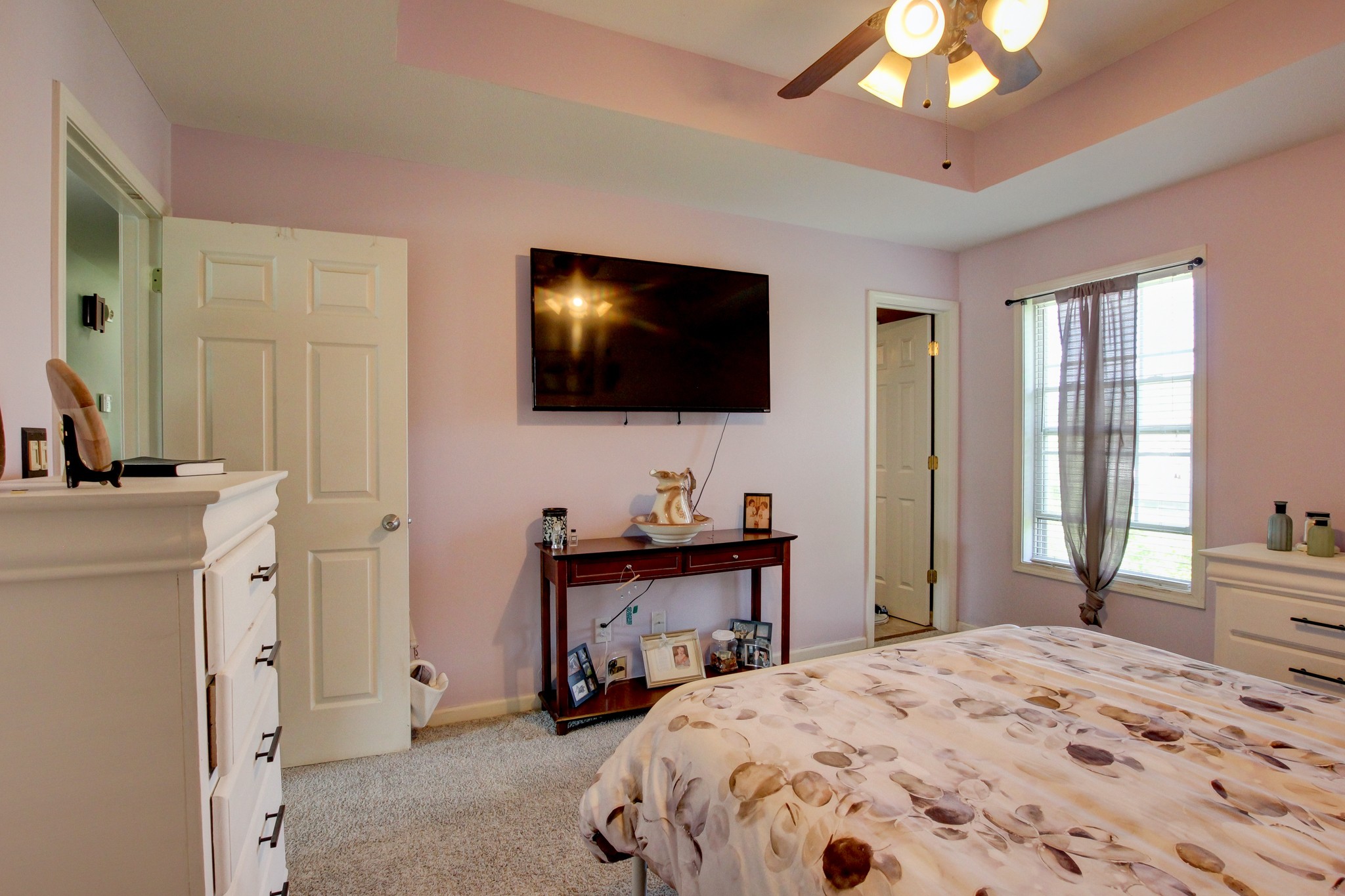 2907 Rome Lane Clarksville, TN 37040 - Photo 14 of 20 a bedroom with a bed and a flat screen tv