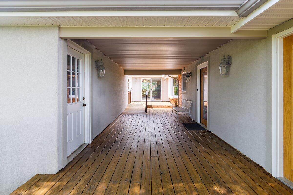 4043 Country Club Road Troutville, VA 24175 - Photo 25 of 39 handicapped ramp from garage to the sunr