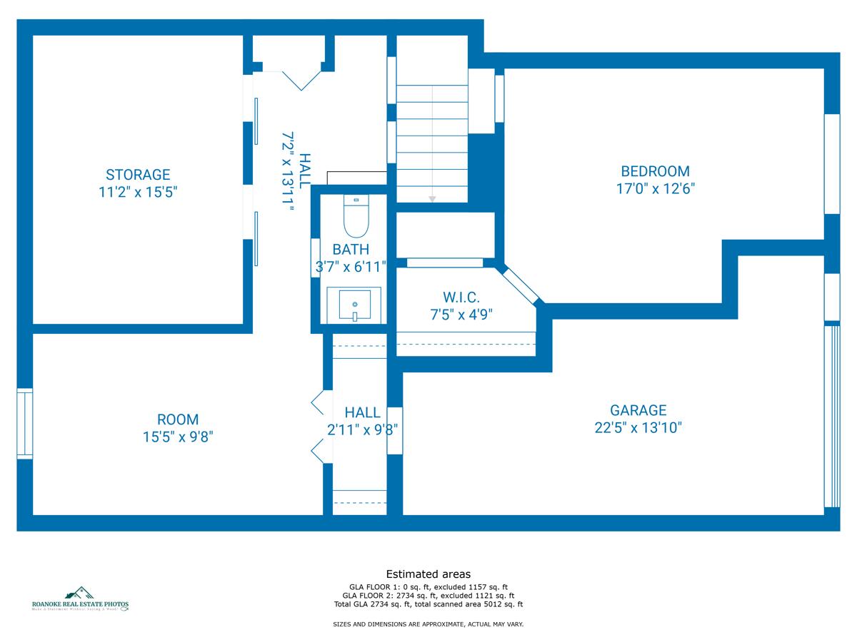 4043 Country Club Road Troutville, VA 24175 - Photo 39 of 39 Lower level floorplan