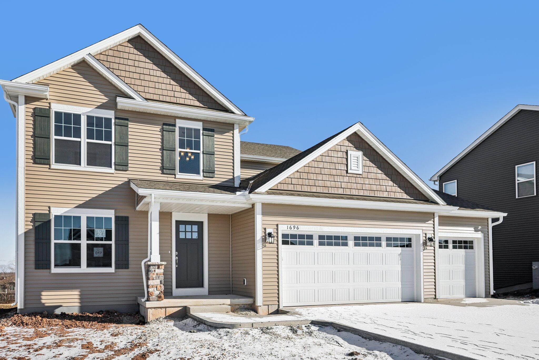 1696 Ridgeview Circle Grafton, WI 53024 - Photo 1 of 1 Front Elevation