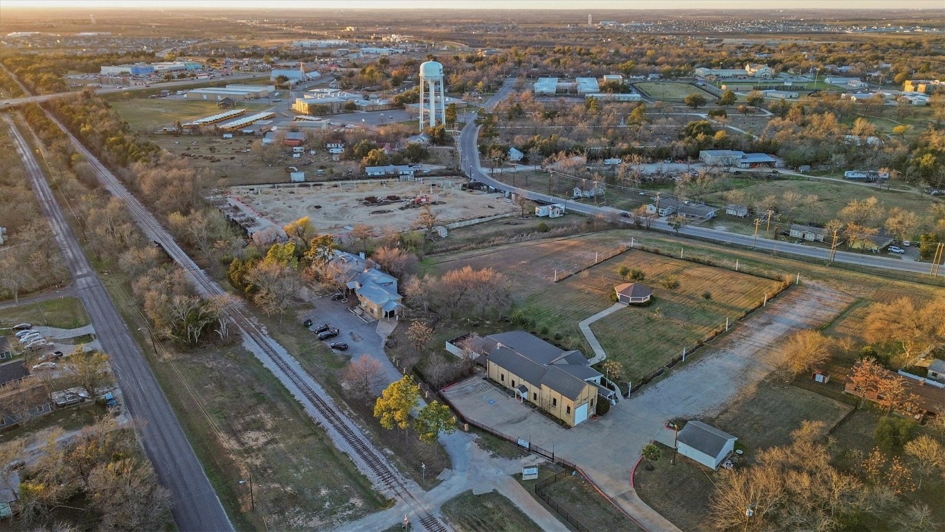 416 Depot Street Elgin, TX 78621 - Photo 2 of 21 Aerial view at dusk