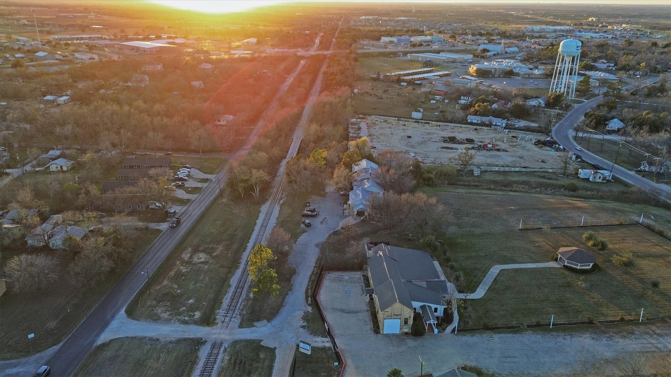 416 Depot Street Elgin, TX 78621 - Photo 21 of 21 Aerial view at dusk