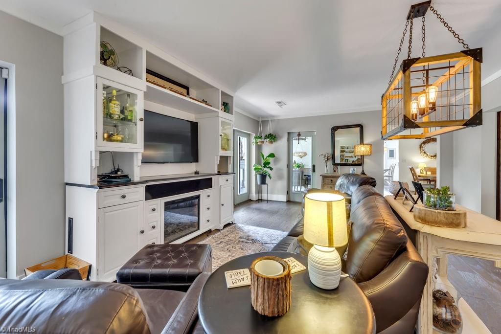 1019 Emery Circle High Point, NC 27262 - Photo 12 of 36 Electric fireplace below TV