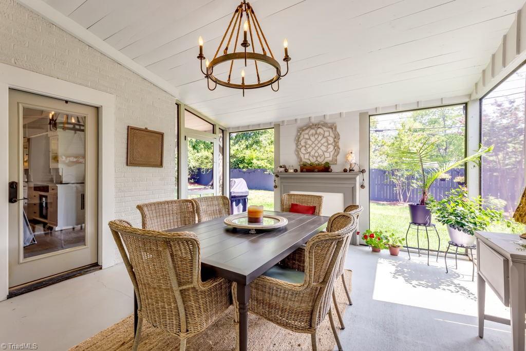 1019 Emery Circle High Point, NC 27262 - Photo 29 of 36 Enjoy dining on the screened porch