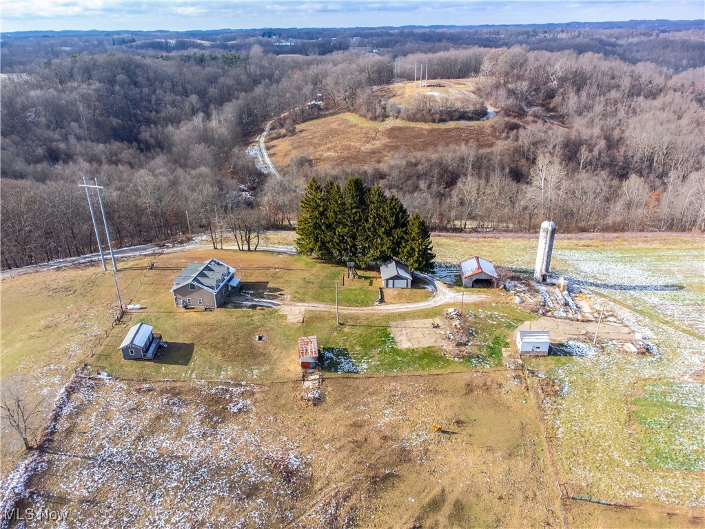 57459 Shry Road Barnesville, OH 43713 - Photo 34 of 44 Bird's eye view of a heavily wooded area