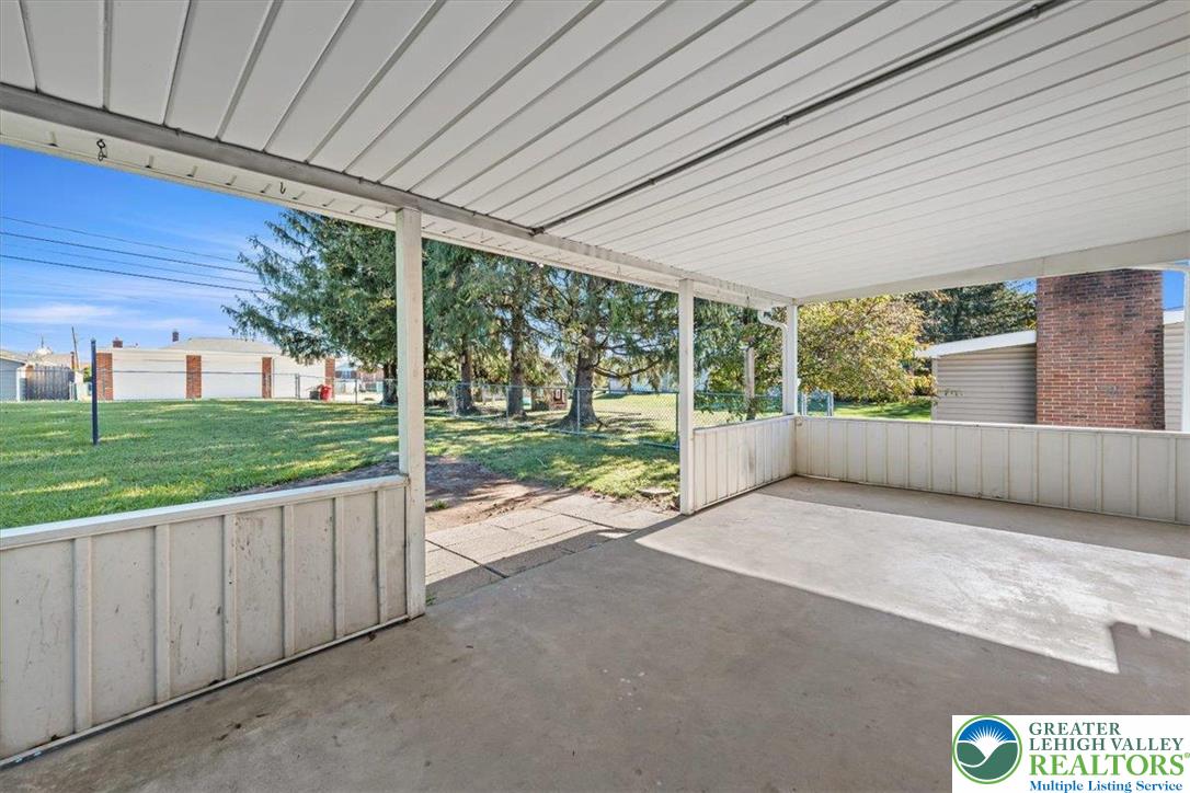 109 South 8th Street Coplay, PA 18037 - Photo 30 of 47 a view of a house with backyard and porch