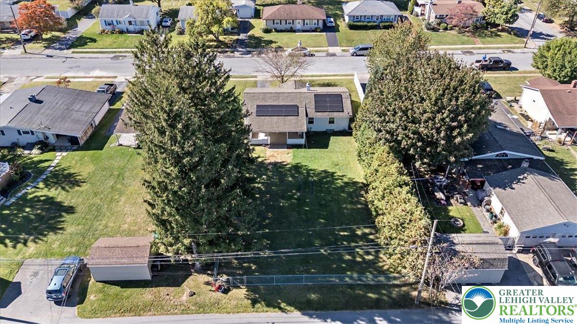 109 South 8th Street Coplay, PA 18037 - Photo 36 of 47 an aerial view of houses with yard