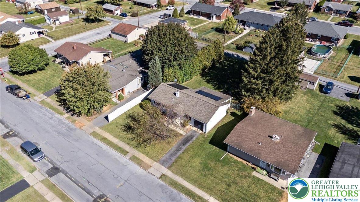109 South 8th Street Coplay, PA 18037 - Photo 39 of 47 an aerial view of a house with a garden