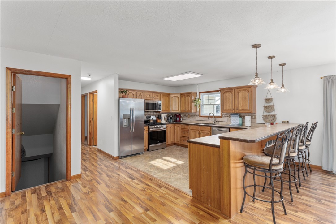 9118 Faye Road Kinmundy, IL 62854 - Photo 13 of 48 Kitchen and stairs to Basement