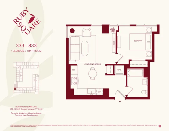 $2,831 | 166-20 90th Avenue, Unit 433 | Jamaica