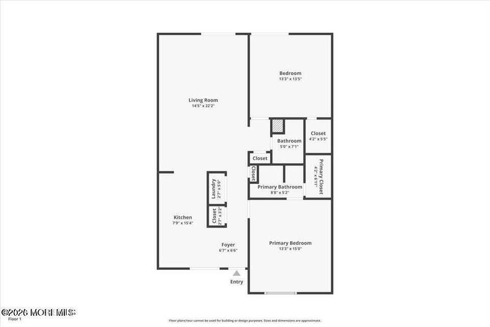 70 Overlook Way, Unit E Manalapan, NJ 07726 - Photo 20 of 20 a picture of a floor plan