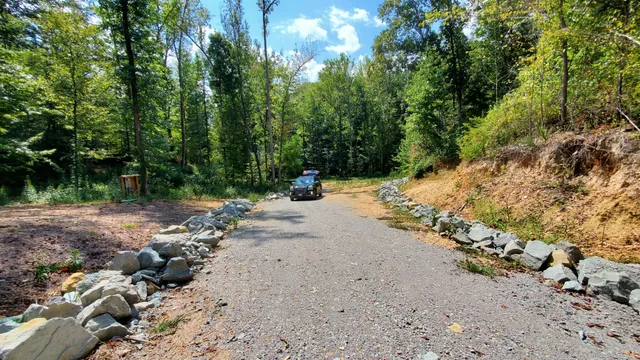 a view of a back yard
