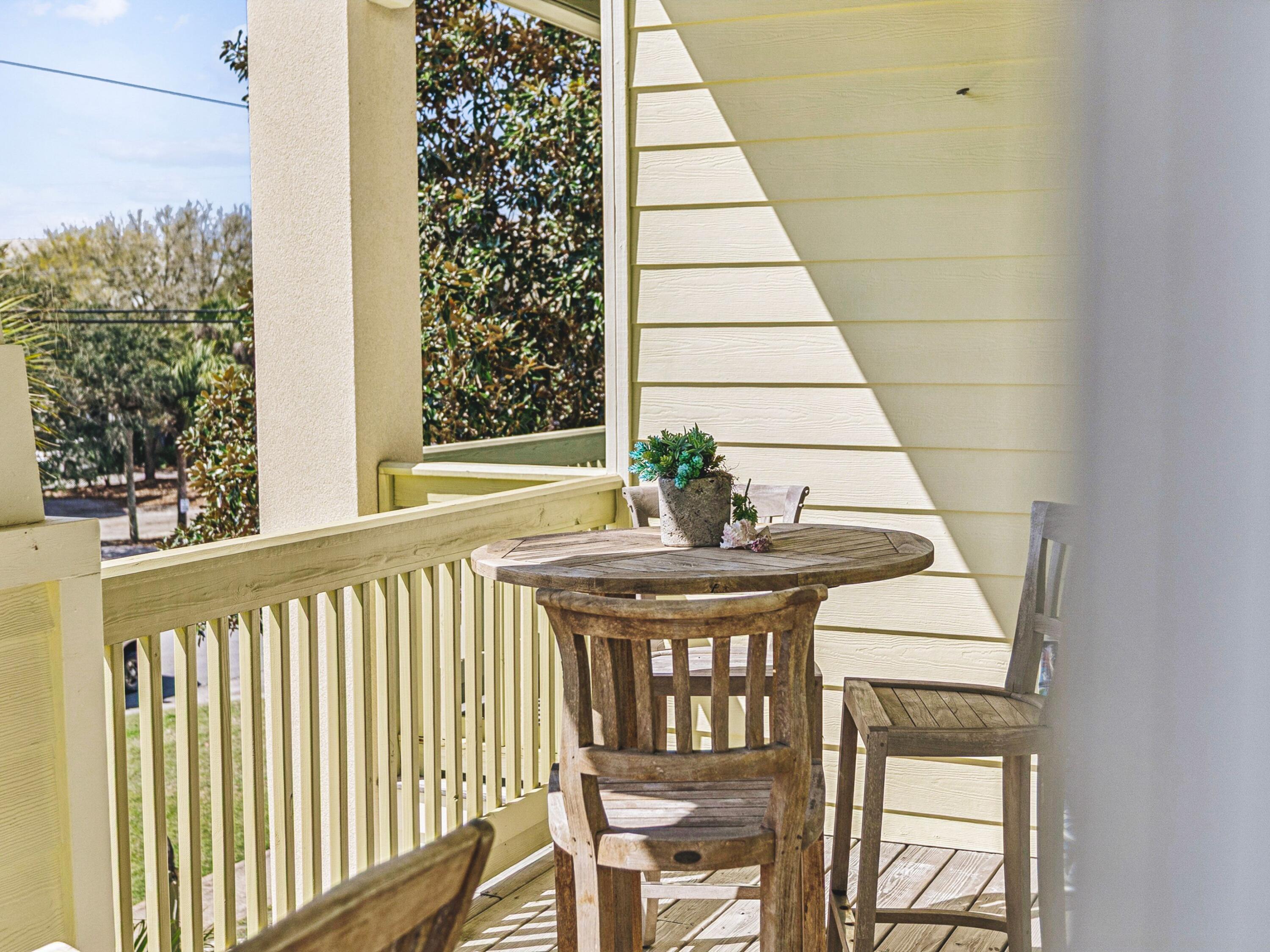 4281 East County Highway 30A, Unit 203 Santa Rosa Beach, FL 32459 - Photo 23 of 35 a balcony view with a sink and wooden floor