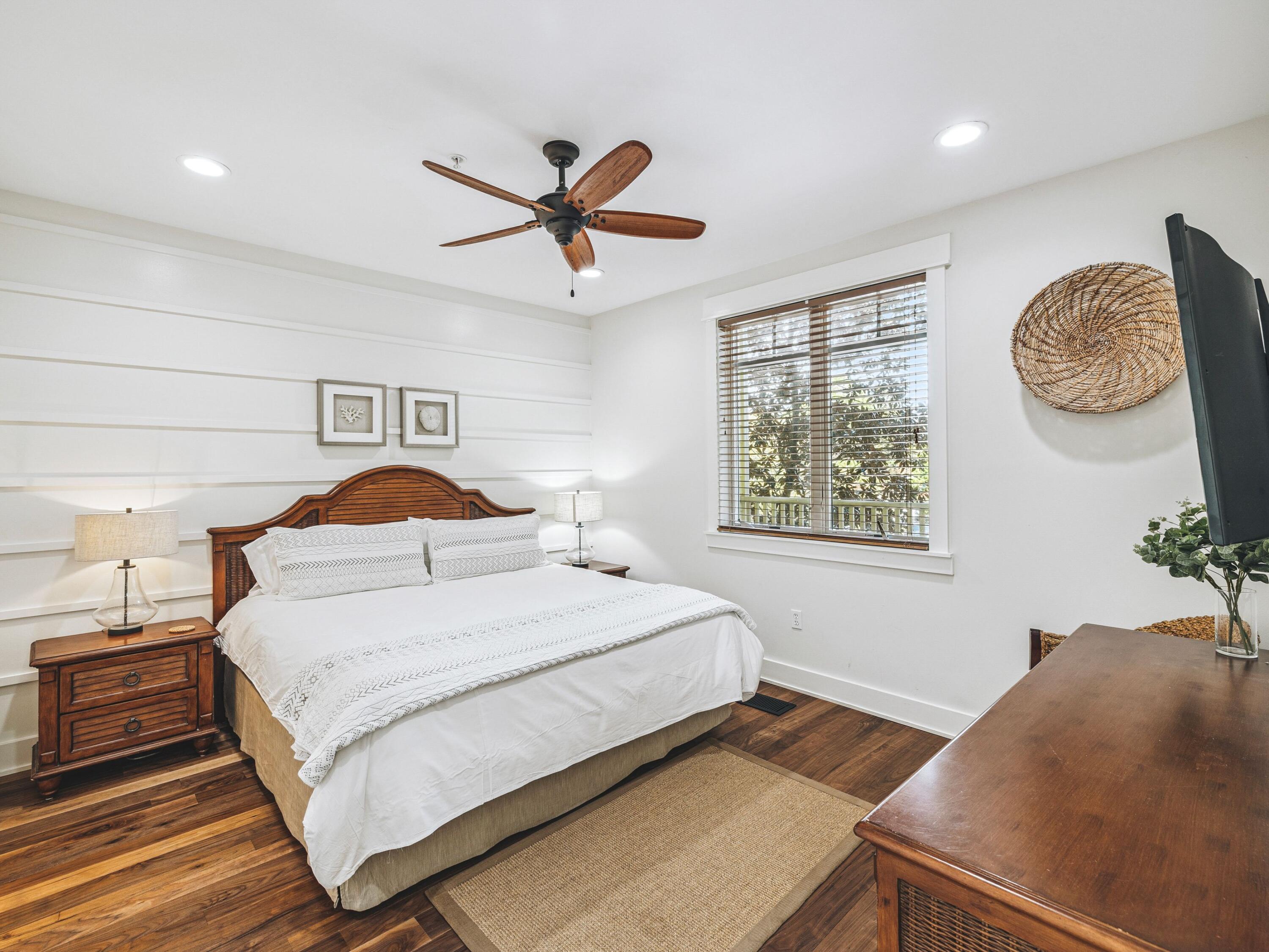 4281 East County Highway 30A, Unit 203 Santa Rosa Beach, FL 32459 - Photo 10 of 35 a bedroom with a bed and window