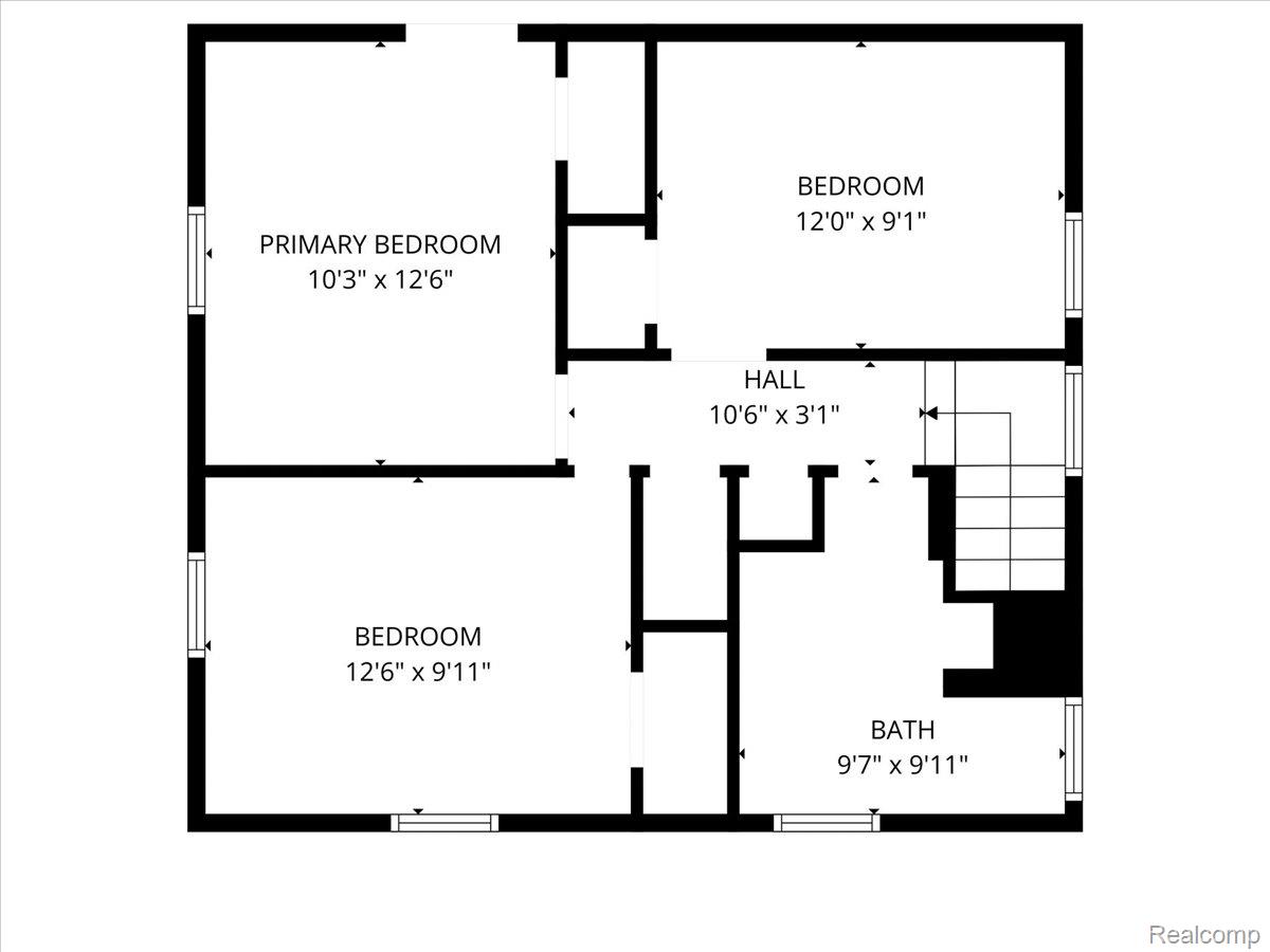 10612 Nottingham Road Detroit, MI 48224 - Photo 49 of 50 03-Upper Floor.jpg