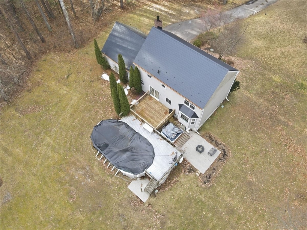 66 Box Pond Drive Bellingham, MA 02019 - Photo 34 of 41 an aerial view of a house with a yard