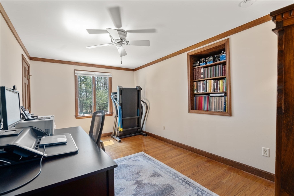 27 Stuart Road Rochester, MA 02770 - Photo 22 of 42 a view of a workspace with furniture and a window
