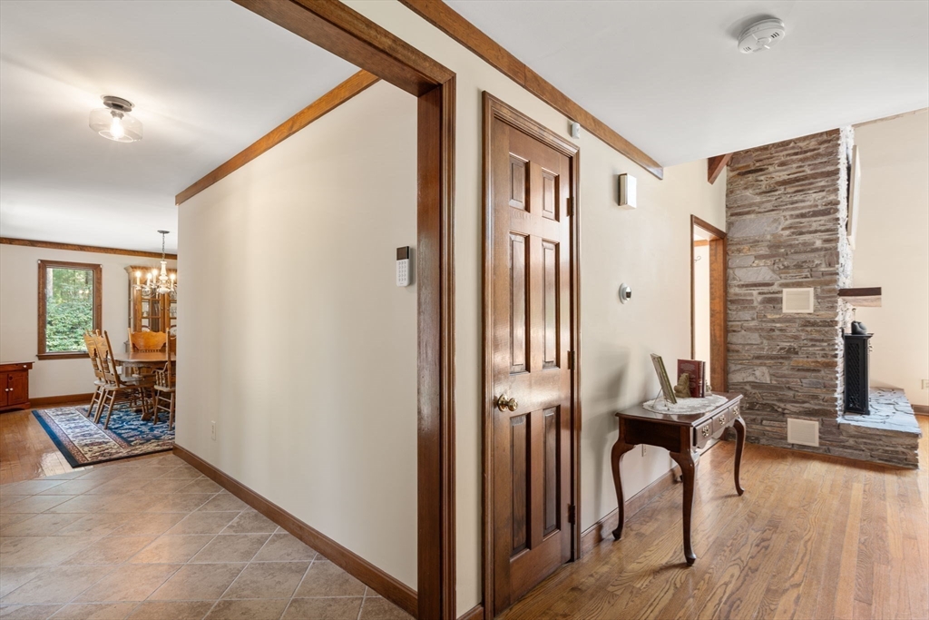27 Stuart Road Rochester, MA 02770 - Photo 35 of 42 a view of a hallway with living room and dining room view