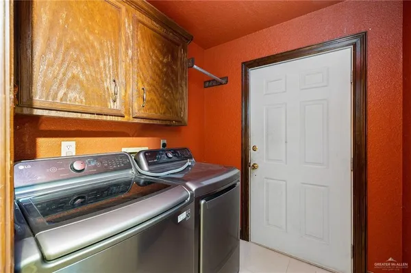 a room with storage and utility