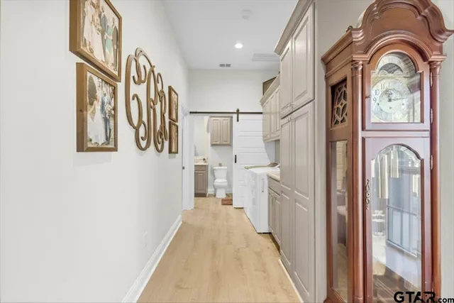 a view of dirt field with trees