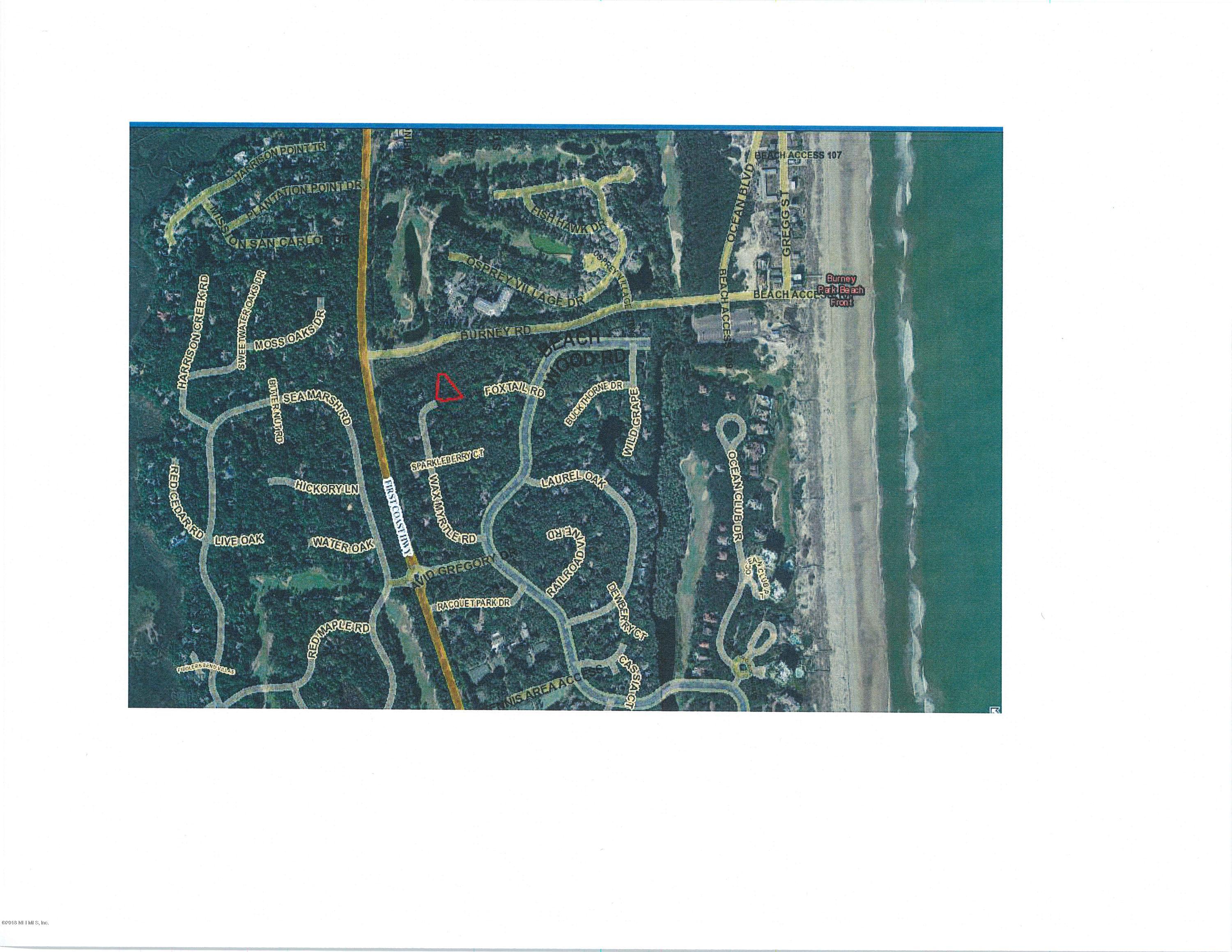Lot 16 Wax Myrtle Road Fernandina Beach, FL 32034 - Photo 3 of 5 Lot aerial