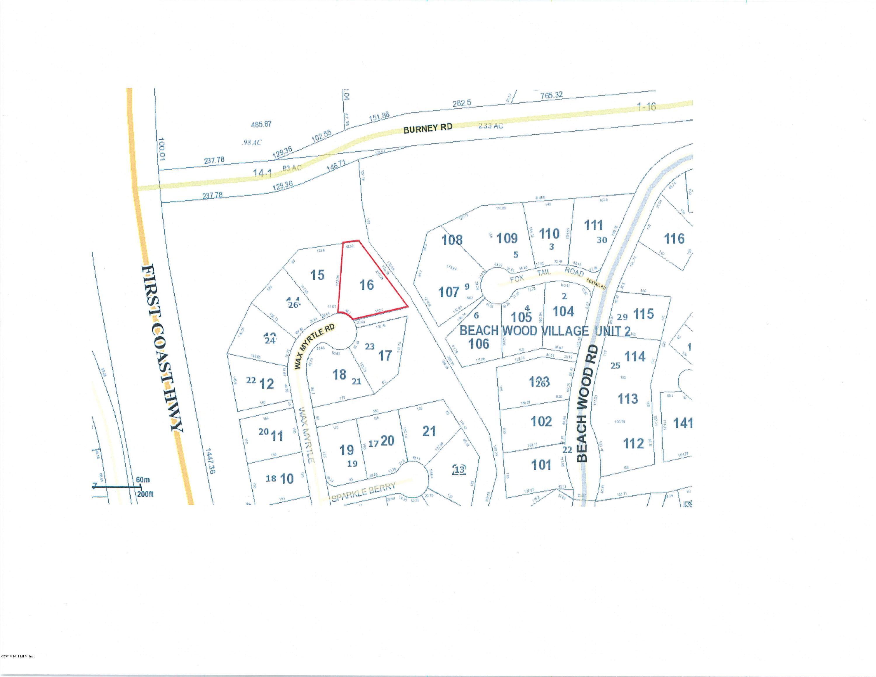 Lot 16 Wax Myrtle Road Fernandina Beach, FL 32034 - Photo 4 of 5 lot neighborhood