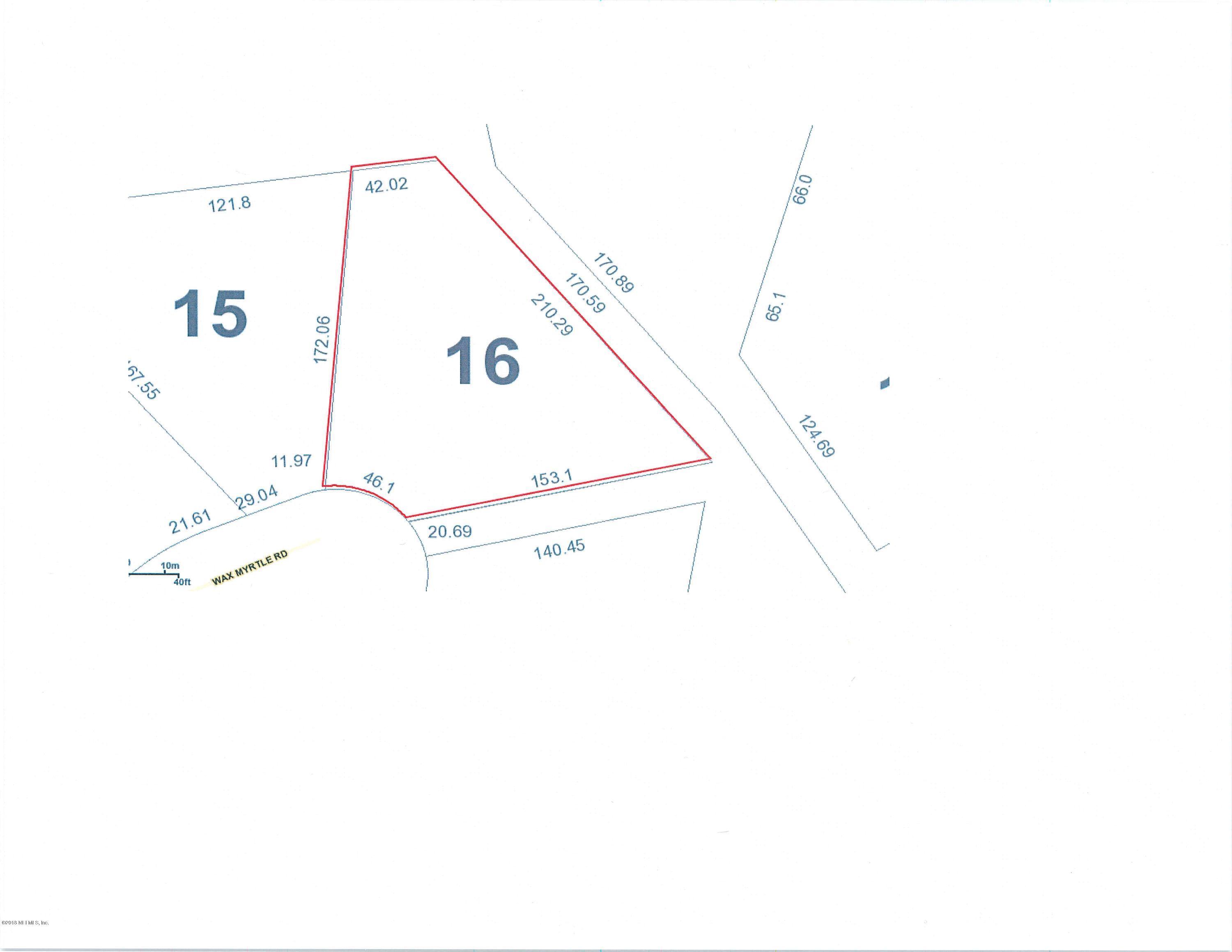Lot 16 Wax Myrtle Road Fernandina Beach, FL 32034 - Photo 5 of 5 Lot only