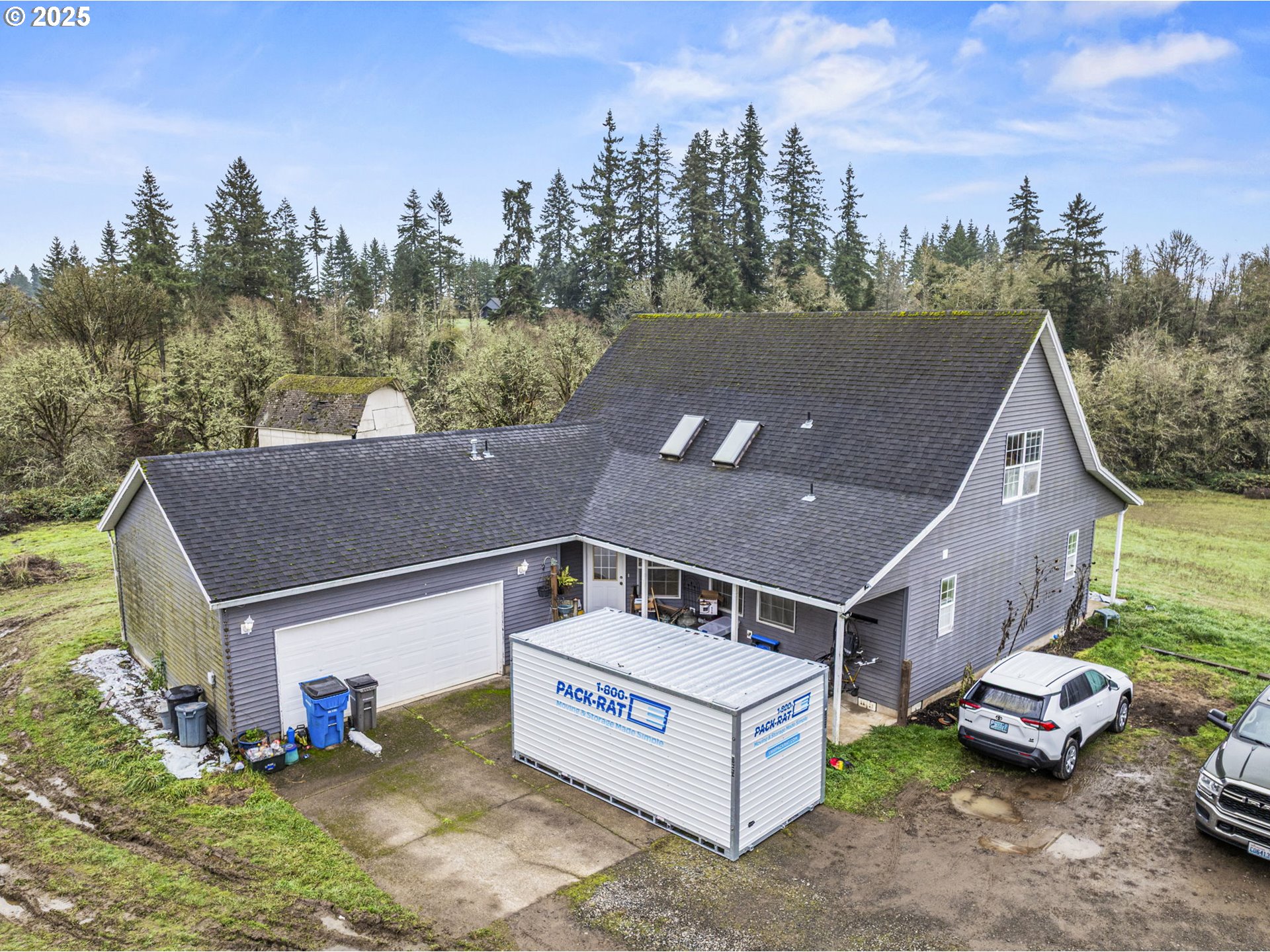 1707 Northwest 354th Street La Center, WA 98629 - Photo 2 of 31 an aerial view of a house with a yard