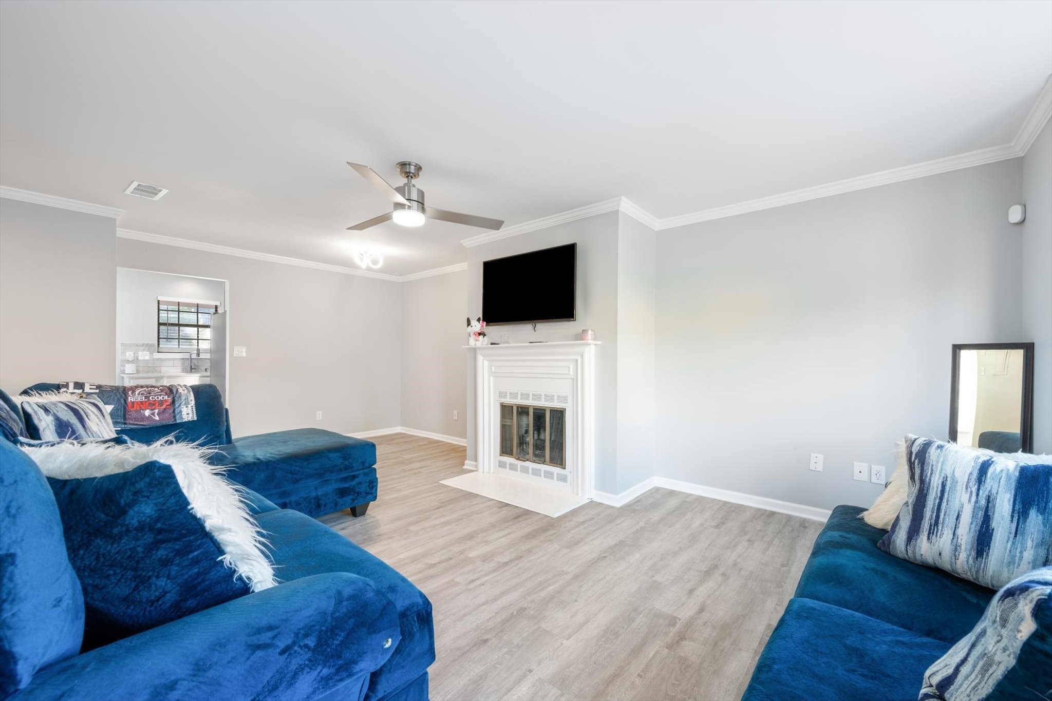 165 Ellington Place Madison, TN 37115 - Photo 6 of 26 a living room with furniture and a fireplace
